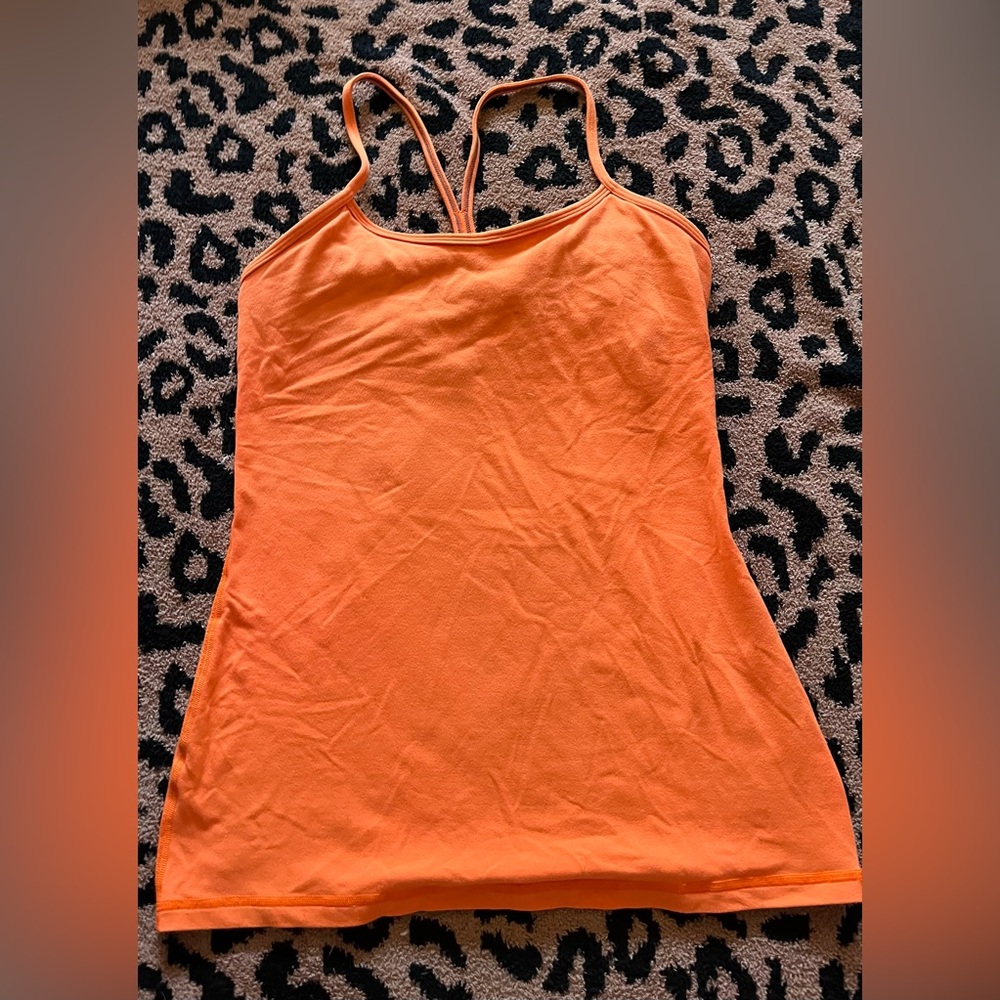 Size 8 Lululemon Power Y Tank *Luon Light Pizzaz